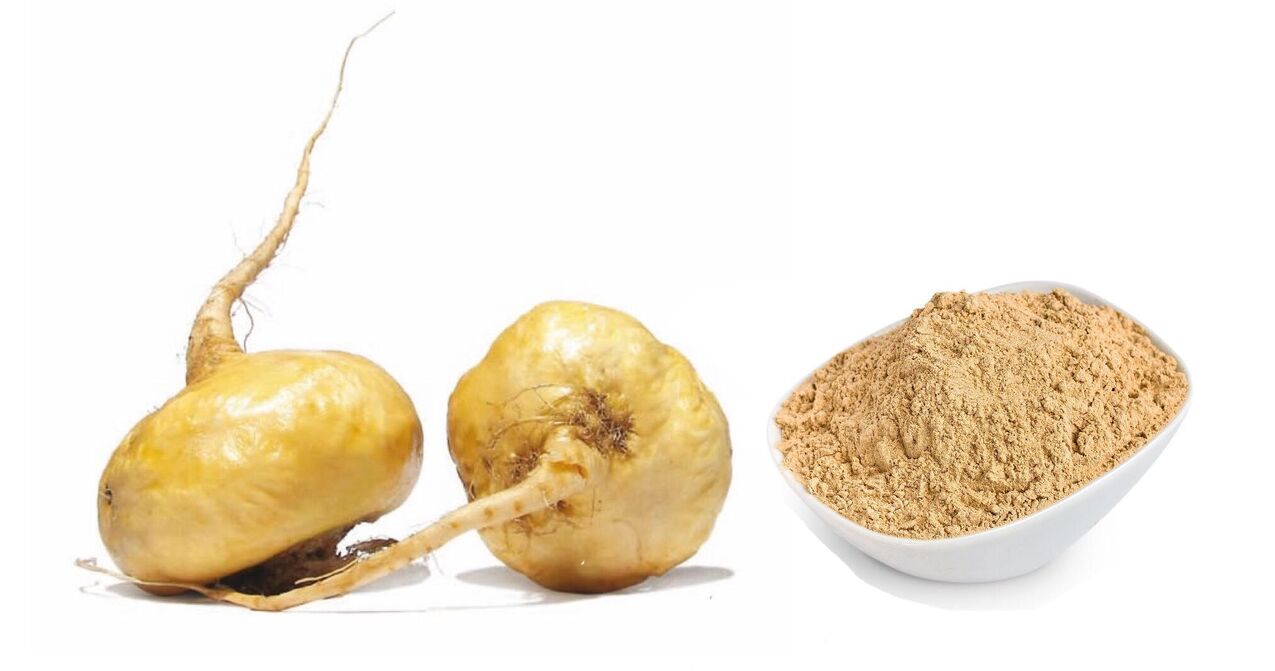 Maca Peru dalam produk
